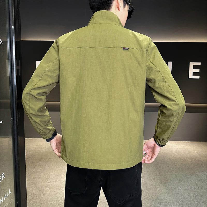 Playboy erkaklar kurtkalari bahor va kuzda o'rnatilgan yoqa tasodifiy shamolga chidamli kurtka erkaklar modellari