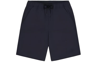 New Balance To'q rangli to'rli Comfort to'qilgan atletik shorti erkaklar qora