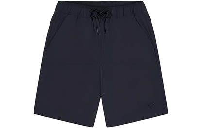 New Balance To'q rangli to'rli Comfort to'qilgan atletik shorti erkaklar qora