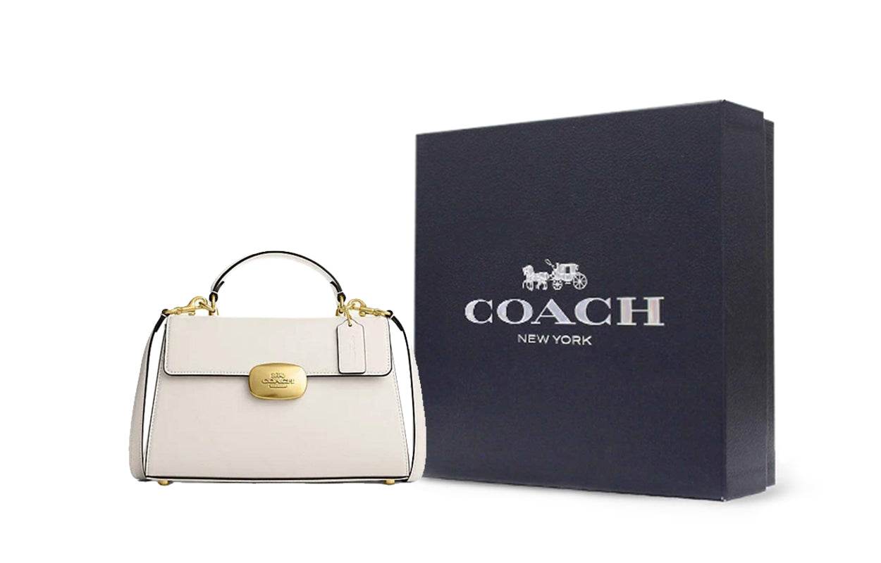 Сумка женская Coach Eliza Classic Flower Oval Lock Flap - Boxette Shop