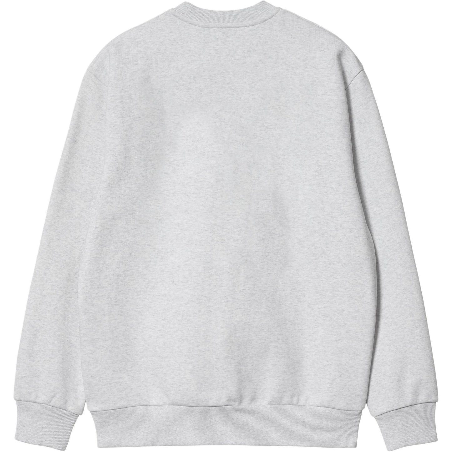 Carhartt wip carhartt bo'yinbog'li sviter ko'ylagi uzun yengli erkaklar kalçasi kulrang