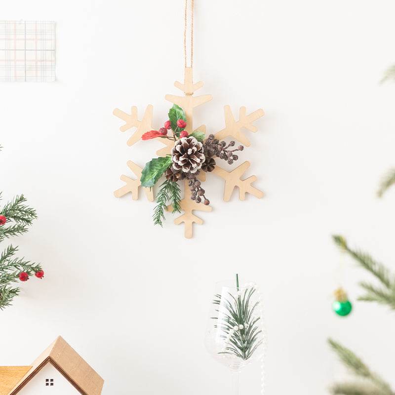 Украшение настенное Aying Pinecone Snowflake - Boxette Shop