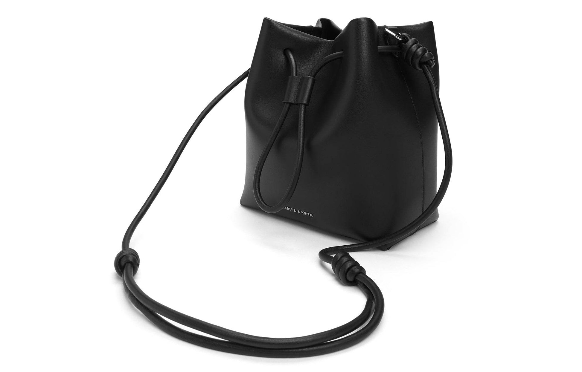 Сумка женская Charles&Keith Simple Drawstring Soft Bucket - Boxette Shop