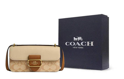 Сумка женская Coach Morgan 20 Logo Print Coated Canvas - Boxette Shop