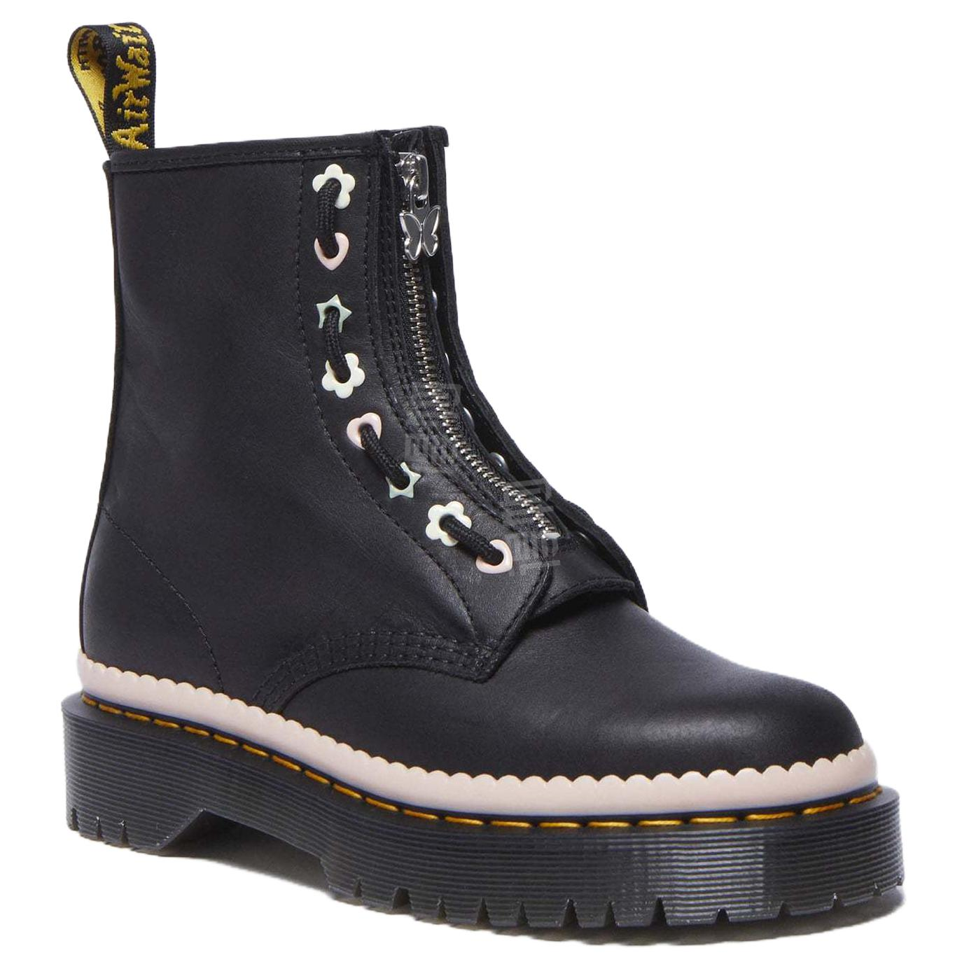 Ботинки женские Dr. Martens 1460 Pascal Black-Pink