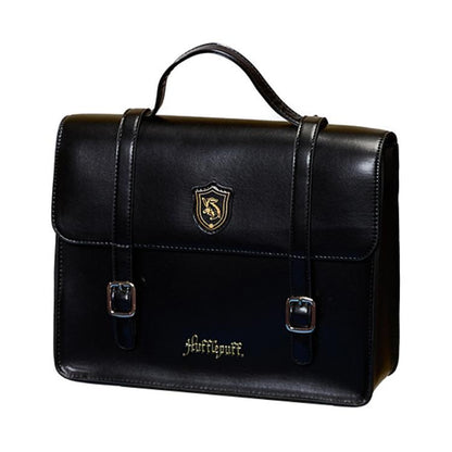 Meiyuo miniso harry potter гарри поттер серия колледж crossbody полиуретан британский стиль портативный большой объем плечо сумка регулярные мужские и женские модели пары разноцветный