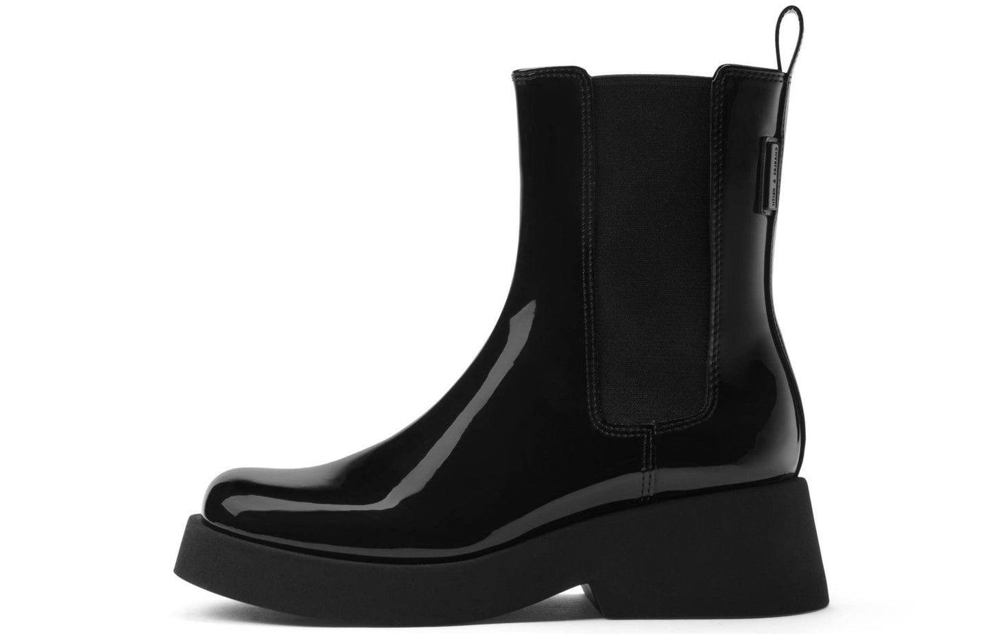 Ботинки женские Charles&Keith Patent Leather Thick Sole Short - Boxette Shop