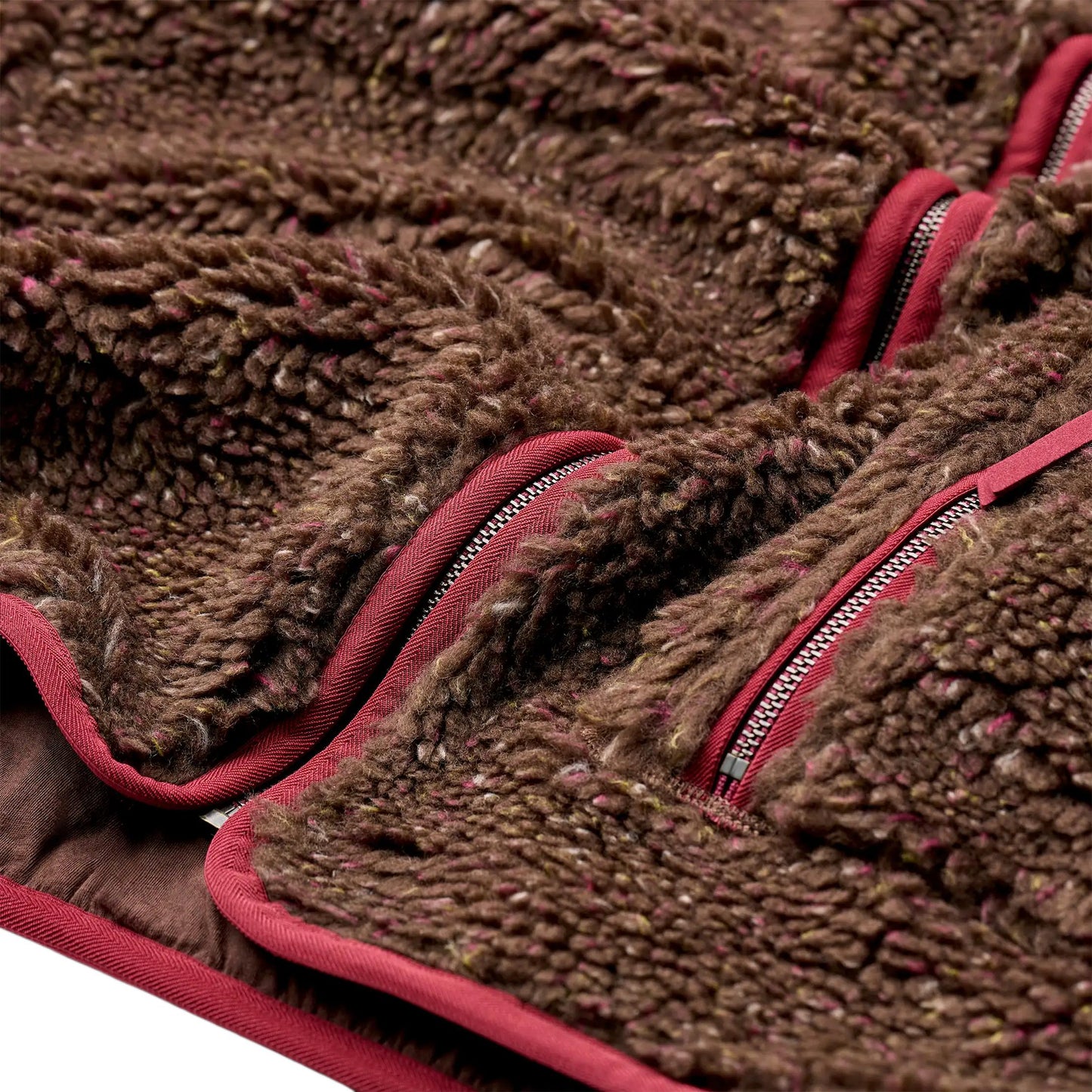 Ugg fw25 однотонный воротник-стойка на молнии, флисовая куртка женская