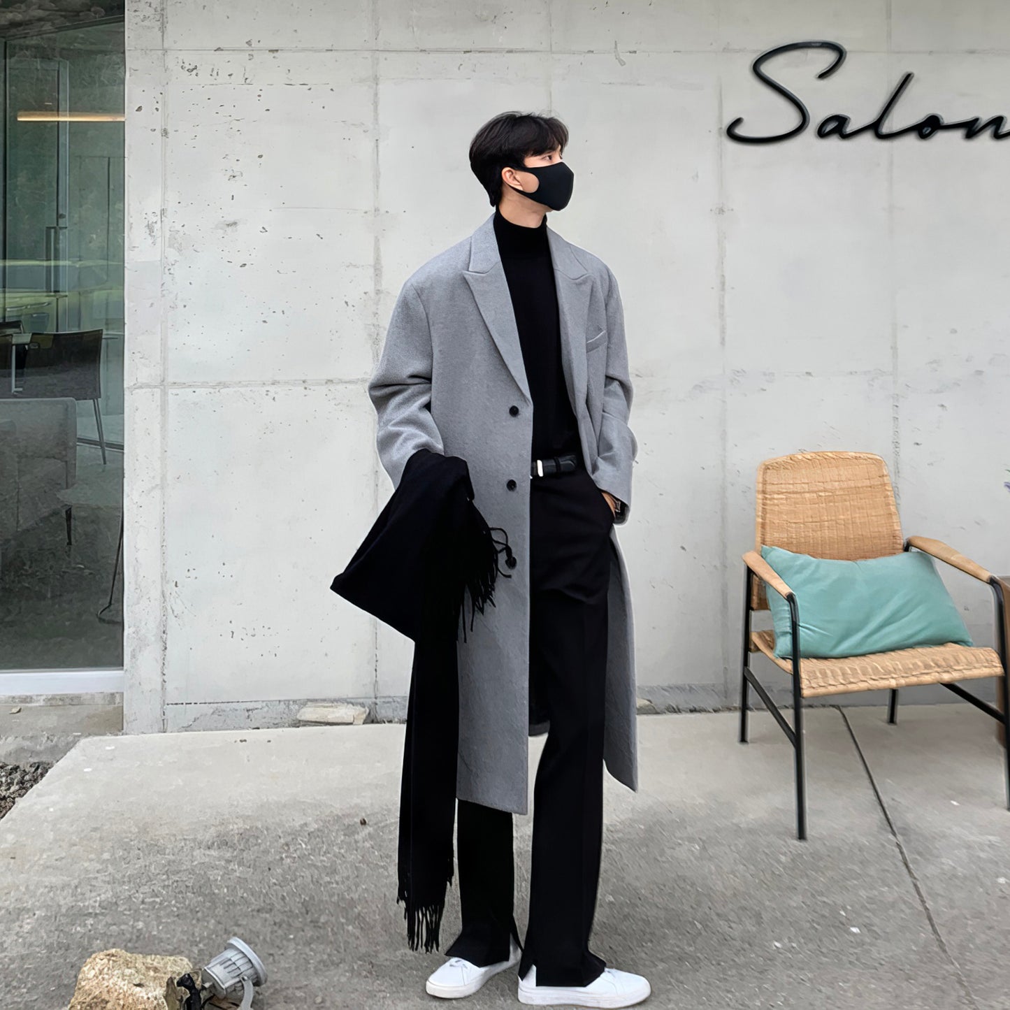 Пальто мужское 798Design