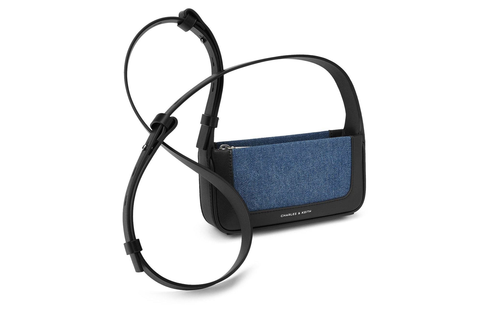 Сумка женская Charles&Keith Simple Fabric S Denim Dark - Boxette Shop