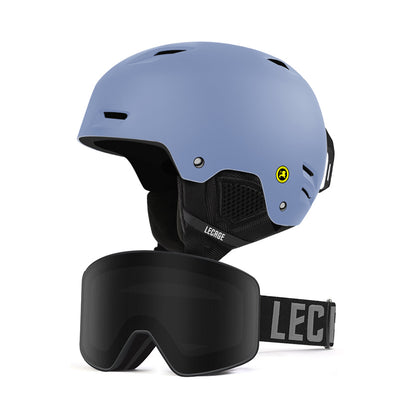 Горнолыжный шлем и очки Lecage