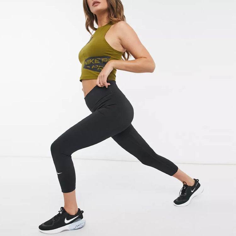 Спортивные леггинсы женские Nike Solid Colour High Waist 7 - Boxette Shop