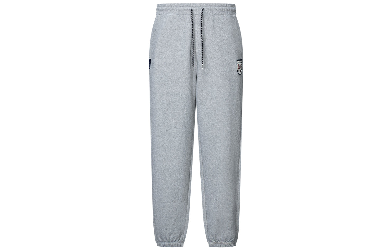 Erkaklar va ayollar uchun Reebok Casual Comfort trikotaj sport shimlari ochiq kanop kulrang