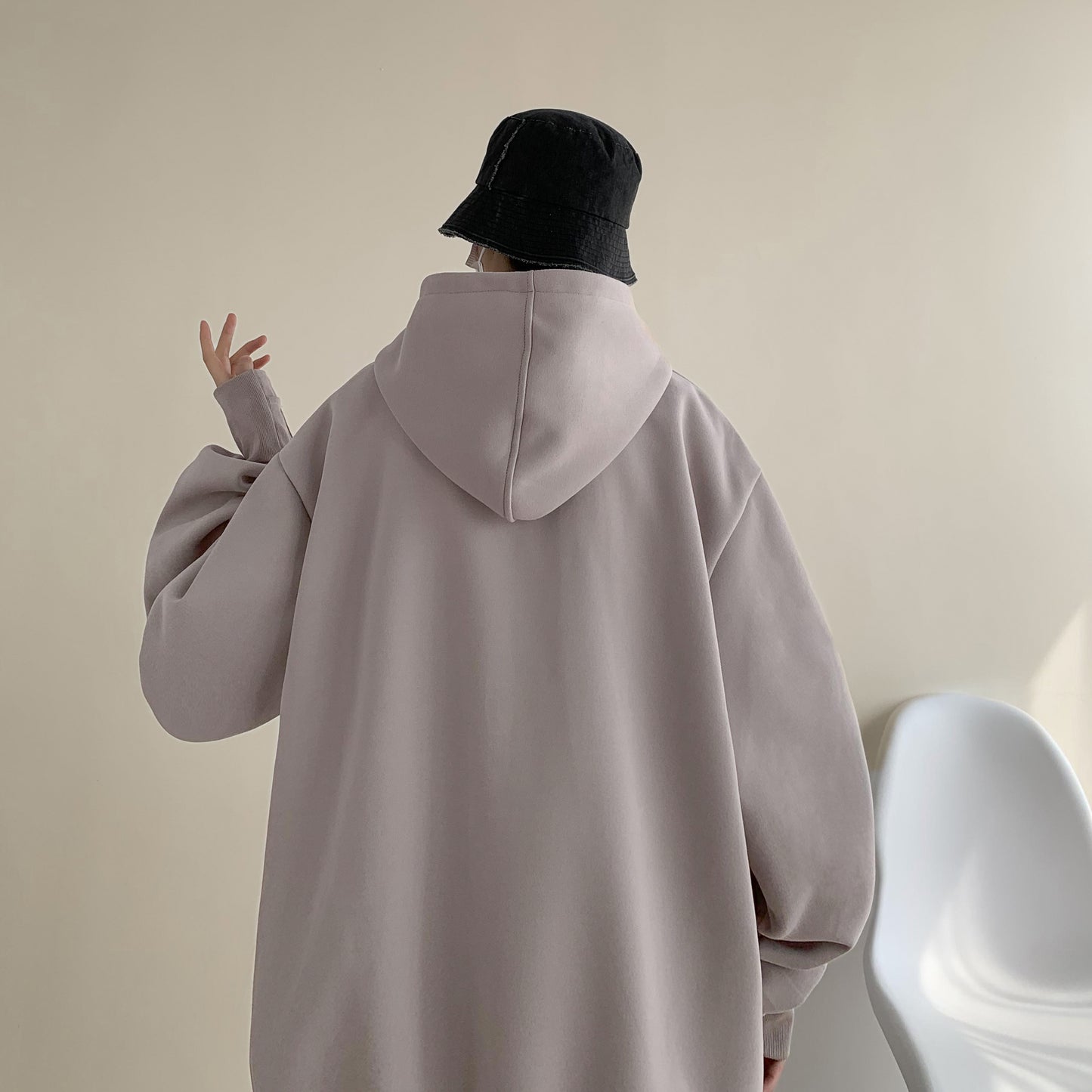 Erkaklar uchun HVGA ko'cha logotipli kapshonli