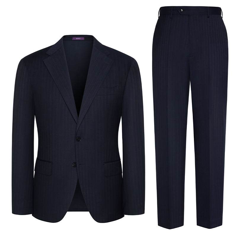 Костюм мужской Skaro Navy Stripe Suit - Boxette Shop