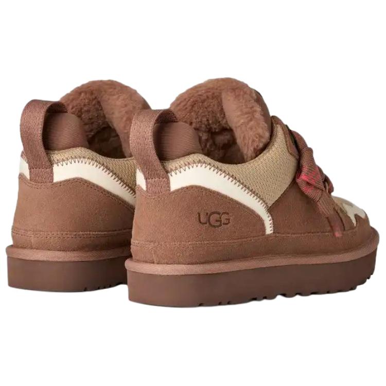 Ugg lowmel suede versatile comfort low top life casual shoes women's brown