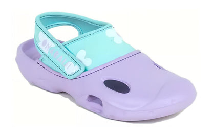 Decathlon Clog 500 Comfort Moviy Binafsharang bolalar hovuz sandallari