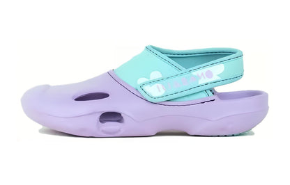 Decathlon Clog 500 Comfort Moviy Binafsharang bolalar hovuz sandallari