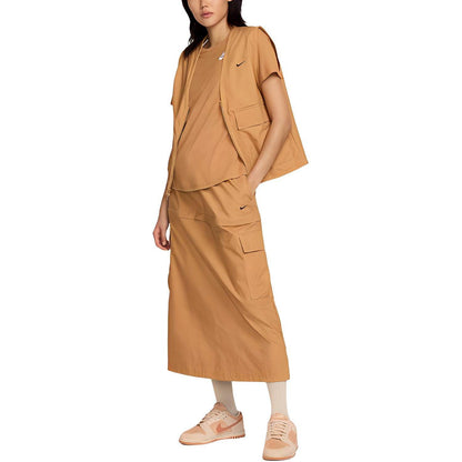 Юбка женская Nike Midi Woven Workwear Peplum