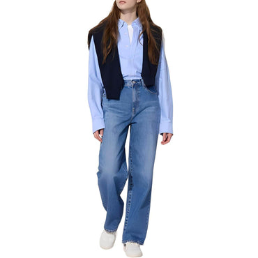 Джинсы женские Uniqlo Fw24 Series Pure Colour Waist - Boxette Shop